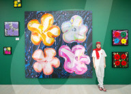 Flowers - Flora in Contemporary Art & Culture exhibition at the Saatchi Gallery, London, UK.