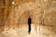 Flowers - Flora in Contemporary Art & Culture exhibition at the Saatchi Gallery, London, UK.