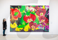 Flowers - Flora in Contemporary Art & Culture exhibition at the Saatchi Gallery, London, UK.