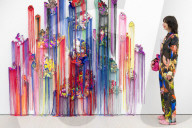 Flowers - Flora in Contemporary Art & Culture exhibition at the Saatchi Gallery, London, UK.