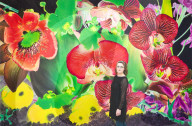 Flowers - Flora in Contemporary Art & Culture exhibition at the Saatchi Gallery, London, UK.