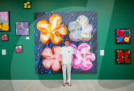 Flowers - Flora in Contemporary Art & Culture exhibition at the Saatchi Gallery, London, UK.