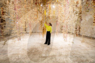 Flowers - Flora in Contemporary Art & Culture exhibition at the Saatchi Gallery, London, UK.