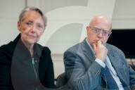 Elisabeth Borne visits an elementary school - Paris AJ