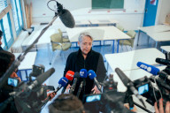 Elisabeth Borne visits an elementary school - Paris AJ