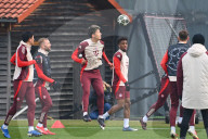 Fussball Champions League   / Abschlusstraining 
Celtic FC - FC Bayern Muenchen 