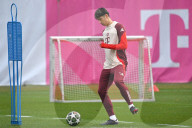 Fussball Champions League   / Abschlusstraining 
Celtic FC - FC Bayern Muenchen 