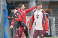 Fussball Champions League   / Abschlusstraining 
Celtic FC - FC Bayern Muenchen 