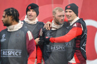 Fussball Champions League   / Abschlusstraining 
Celtic FC - FC Bayern Muenchen 