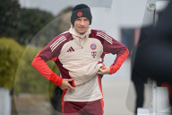 Fussball Champions League   / Abschlusstraining 
Celtic FC - FC Bayern Muenchen 