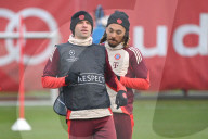 Fussball Champions League   / Abschlusstraining 
Celtic FC - FC Bayern Muenchen 