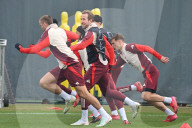 Fussball Champions League   / Abschlusstraining 
Celtic FC - FC Bayern Muenchen 