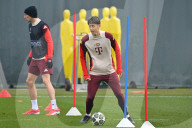 Fussball Champions League   / Abschlusstraining 
Celtic FC - FC Bayern Muenchen 