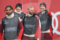 Fussball Champions League   / Abschlusstraining 
Celtic FC - FC Bayern Muenchen 