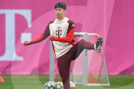 Fussball Champions League   / Abschlusstraining 
Celtic FC - FC Bayern Muenchen 