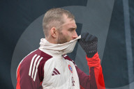 Fussball Champions League   / Abschlusstraining 
Celtic FC - FC Bayern Muenchen 