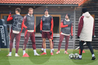 Fussball Champions League   / Abschlusstraining 
Celtic FC - FC Bayern Muenchen 