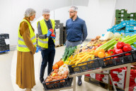 Adel: Zero Waste - Königin Maxima besucht das InstockMarket Food Rescue Cente in Diemen