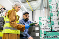 Adel: Zero Waste - Königin Maxima besucht das InstockMarket Food Rescue Cente in Diemen
