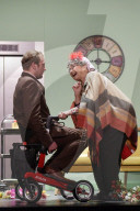 Fotoprobe zum Theaterstück Oma Trick im Schlosspark Theater in Berlin