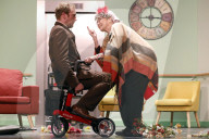 Fotoprobe zum Theaterstück Oma Trick im Schlosspark Theater in Berlin