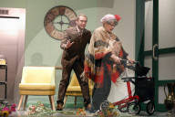 Fotoprobe zum Theaterstück Oma Trick im Schlosspark Theater in Berlin