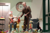 Fotoprobe zum Theaterstück Oma Trick im Schlosspark Theater in Berlin