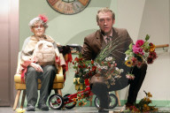 Fotoprobe zum Theaterstück Oma Trick im Schlosspark Theater in Berlin