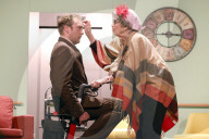 Fotoprobe zum Theaterstück Oma Trick im Schlosspark Theater in Berlin