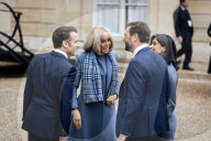 JD Vance Visits the ElysÃ'e Palace in Paris - 11 Feb 2025