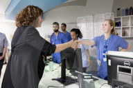 Policing Minister Diana Johnson visits the Royal London Hospital