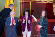 La reine Letizia d'Espagne assiste à la 5ème édition des prix de la Fondation de l'Académie royale des sciences d'Espagne récompensant les jeunes talents scientifiques féminins.