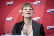 Pressestatement der Partei Die Linke in Berlin