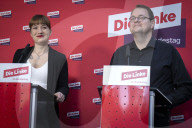 Pressestatement der Partei Die Linke in Berlin