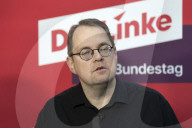 Pressestatement der Partei Die Linke in Berlin