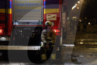 Kyiv under Russian ballistic missile attack