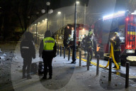 Kyiv under Russian ballistic missile attack