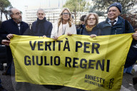 Roma - Udienza del processo per la morte di Giulio Regeni