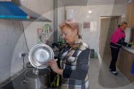 Hostel for displaced persons in western Ukraine