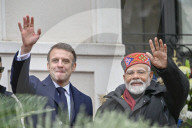Le président français Emmanuel Macron et le Premier ministre indien Narendra Modi à Marseille pour vanter le partenariat franco-indien