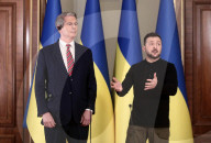 U.S. Secretary of the Treasury Scott Bessent meets with Zelensky