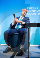 Reform UK Press Conference at the 22 Bishopsgate, London, UK.