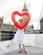 With Love, Marilyn - American actress Sydney Smith Martin on The River Thames, London, UK.