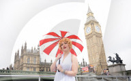 With Love, Marilyn - American actress Sydney Smith Martin on The River Thames, London, UK.