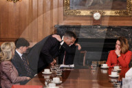 Prime Minister Keir Starmer meets the families of the Nottingham attack