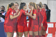 Fussball DFB Pokal Viertelfinale der Frauen/  FC Bayern Muenchen - Eintracht Frankfurt  4-1