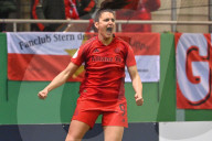 Fussball DFB Pokal Viertelfinale der Frauen/  FC Bayern Muenchen - Eintracht Frankfurt  4-1