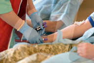 Blood donation event at Kyiv’s Central Railway Station Building