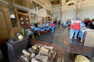 Blood donation event at Kyiv’s Central Railway Station Building