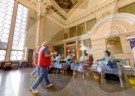 Blood donation event at Kyiv’s Central Railway Station Building